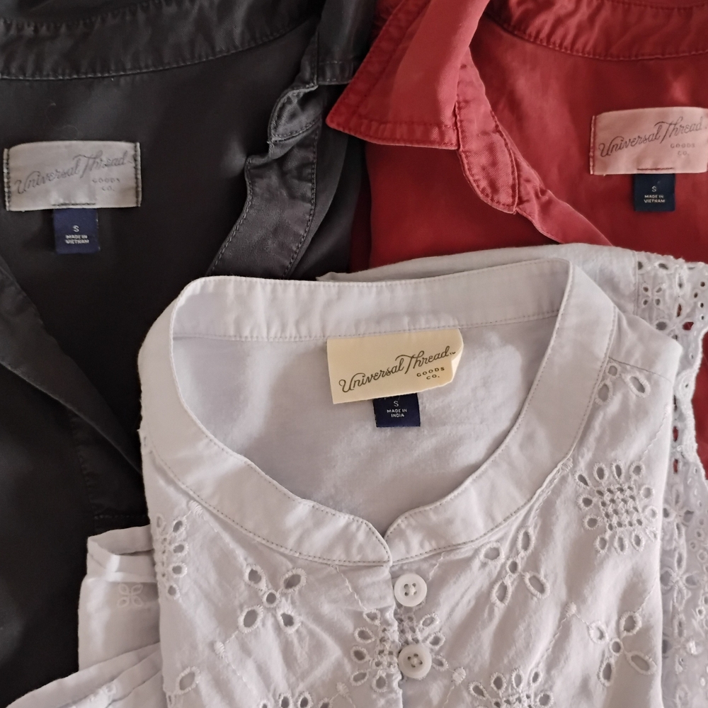 Universal Thread Bundle Dresses In Soft Gray, Cha… - image 1